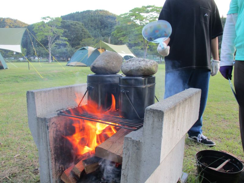 野外炊飯
