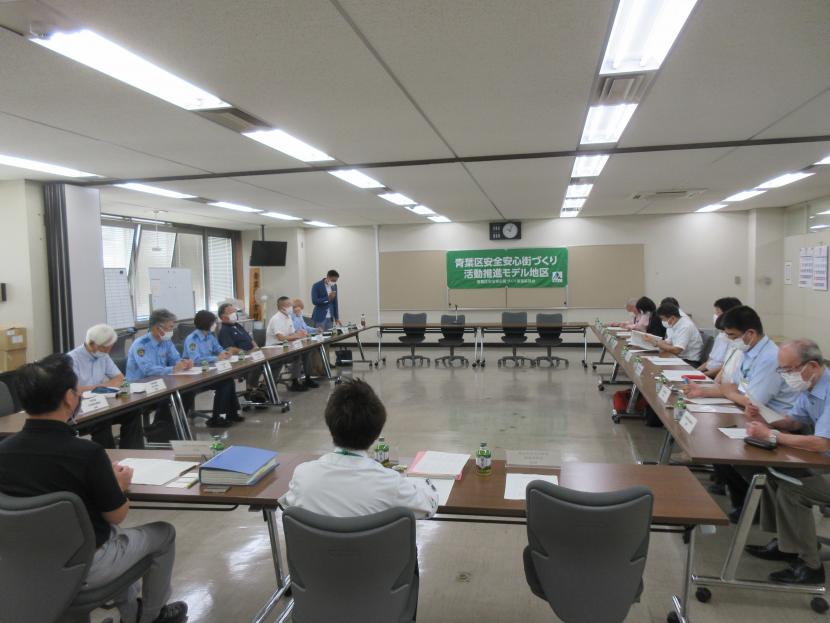 青葉区安全安心街づくり活動推進モデル地区分科会（肴町公園周辺）