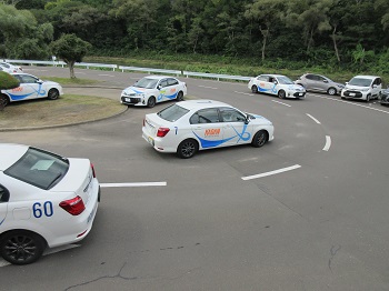 実車走行の様子