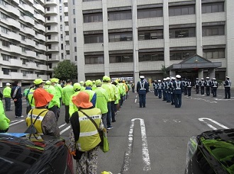 出動式の様子