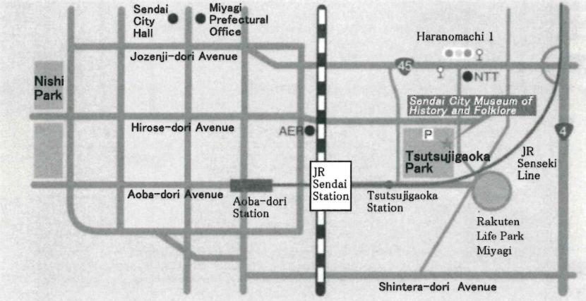 歴史民俗資料館の地図