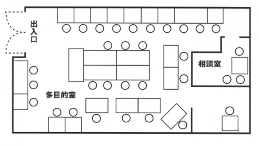 manaby長町駅前事業所見取り図