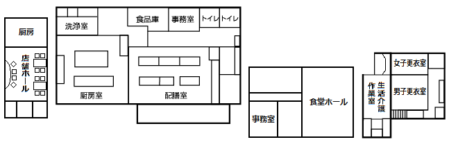 フリースペースソレイユ見取り図