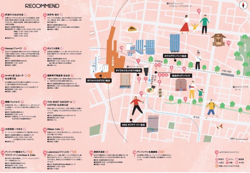 仙台駅東口エリアイメージ図