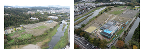 緑彩館の工事の様子