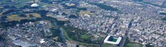 泉区上空写真