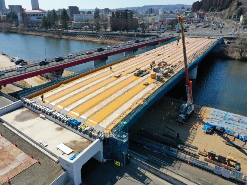 都市計画道路　南小泉茂庭線（宮沢橋）