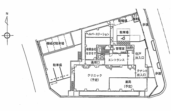 建物配置図