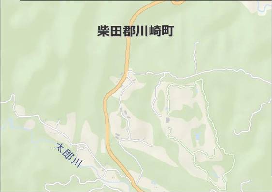 位置図　E2-(3)　太白区秋保町長袋方面