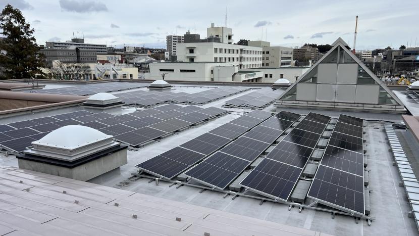 イズミティの太陽光発電設備の状況