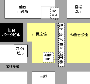 仙台パークビル地図