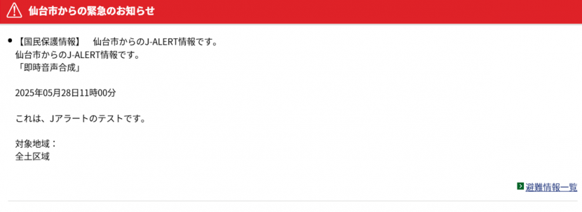 電文イメージ
