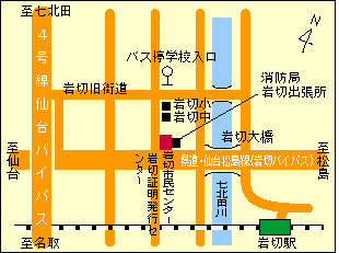 岩切保健センター地図