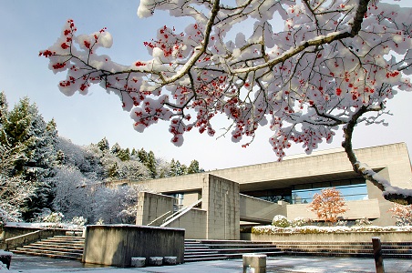 写真／博物館の冬景色