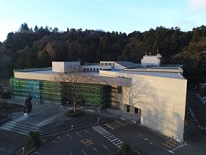 改修工事の様子　12月の外観　令和4年12月