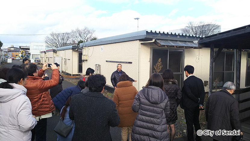 地域防災に係る視察受け入れの様子（中野・高砂西）