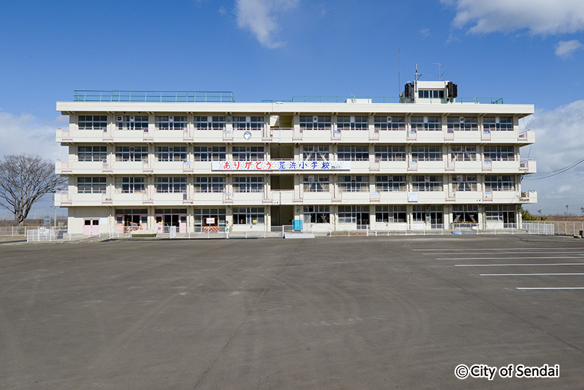 震災遺構仙台市立荒浜小学校（外観）