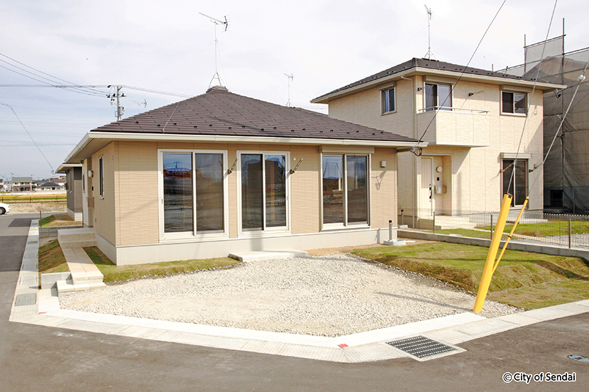 写真：田子西第四復興公営住宅（戸建て）