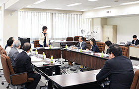 市長挨拶の様子