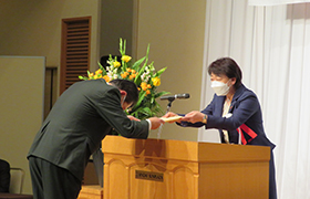 表彰式の様子