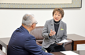 市長のアップ