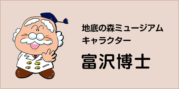 地底の森ミュージアムキャラクター　富沢博士