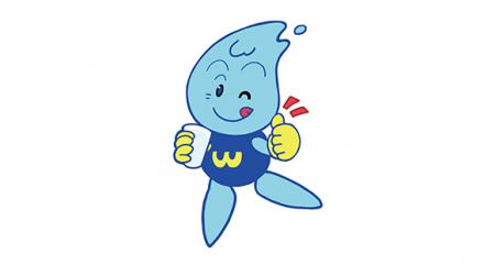 画像：水道局キャラクター　ウォッターくん3