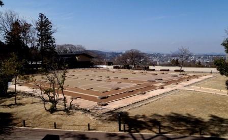 画像／仙台城本丸大広間の遺構表示