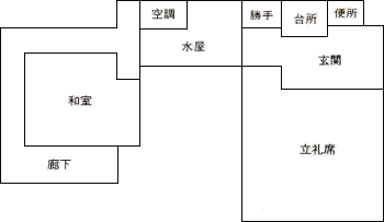 仙庵平面図