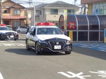 パトカーの出動