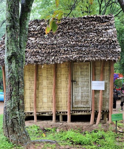 園長ブログ　マダガスカル訪問記3　マダガスカル東部の家屋レプリカ